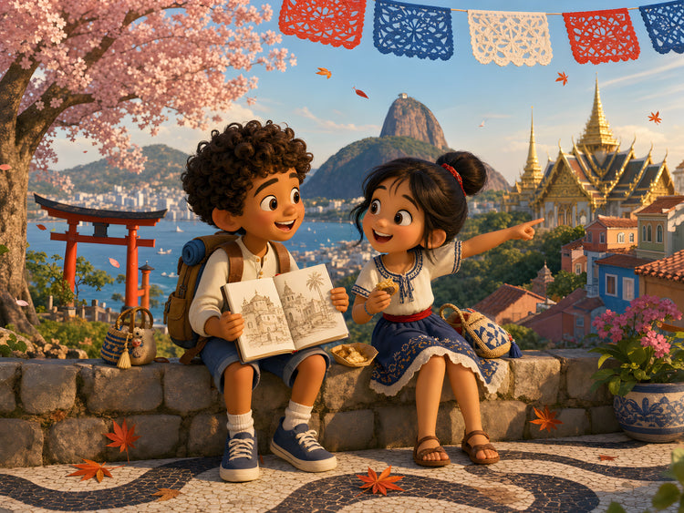 Deux cultures, une rencontre : livres enfants Mon Kid Shop