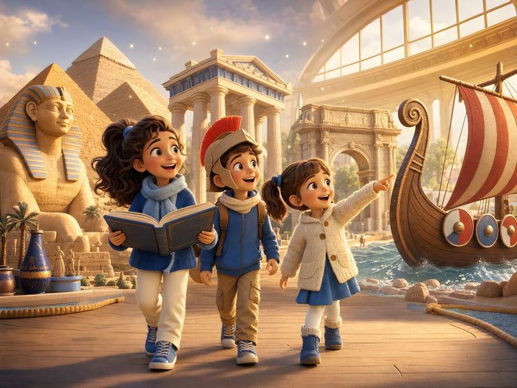 L'incroyable histoire des civilisations : livres enfants Mon Kid Shop