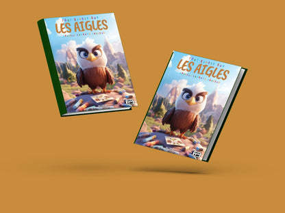 Couverture du livre pour enfants Tout savoir sur les aigles (6-12 ans)