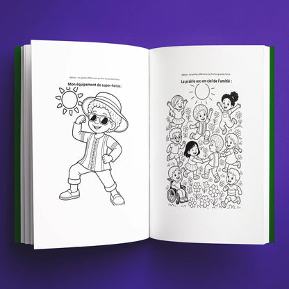 Coloriages du livre pour enfants Albinos : les petites différences qui font les grandes forces (6-12 ans)