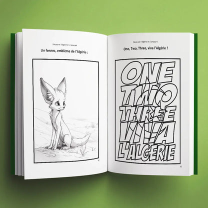 Coloriages du livre pour enfants Découvrir L'Algérie en s'amusant (6-12 ans)
