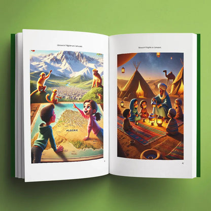 Illustrations du livre pour enfants Découvrir L'Algérie en s'amusant (6-12 ans)