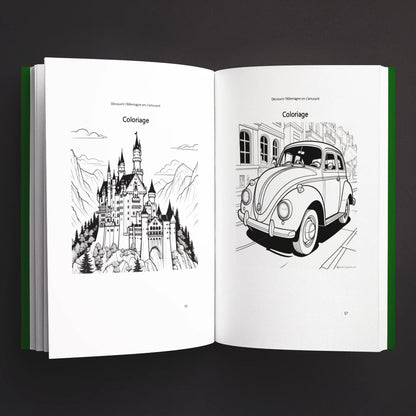 Coloriages du livre pour enfants Découvrir l'Allemagne en s'amusant (6-12 ans)