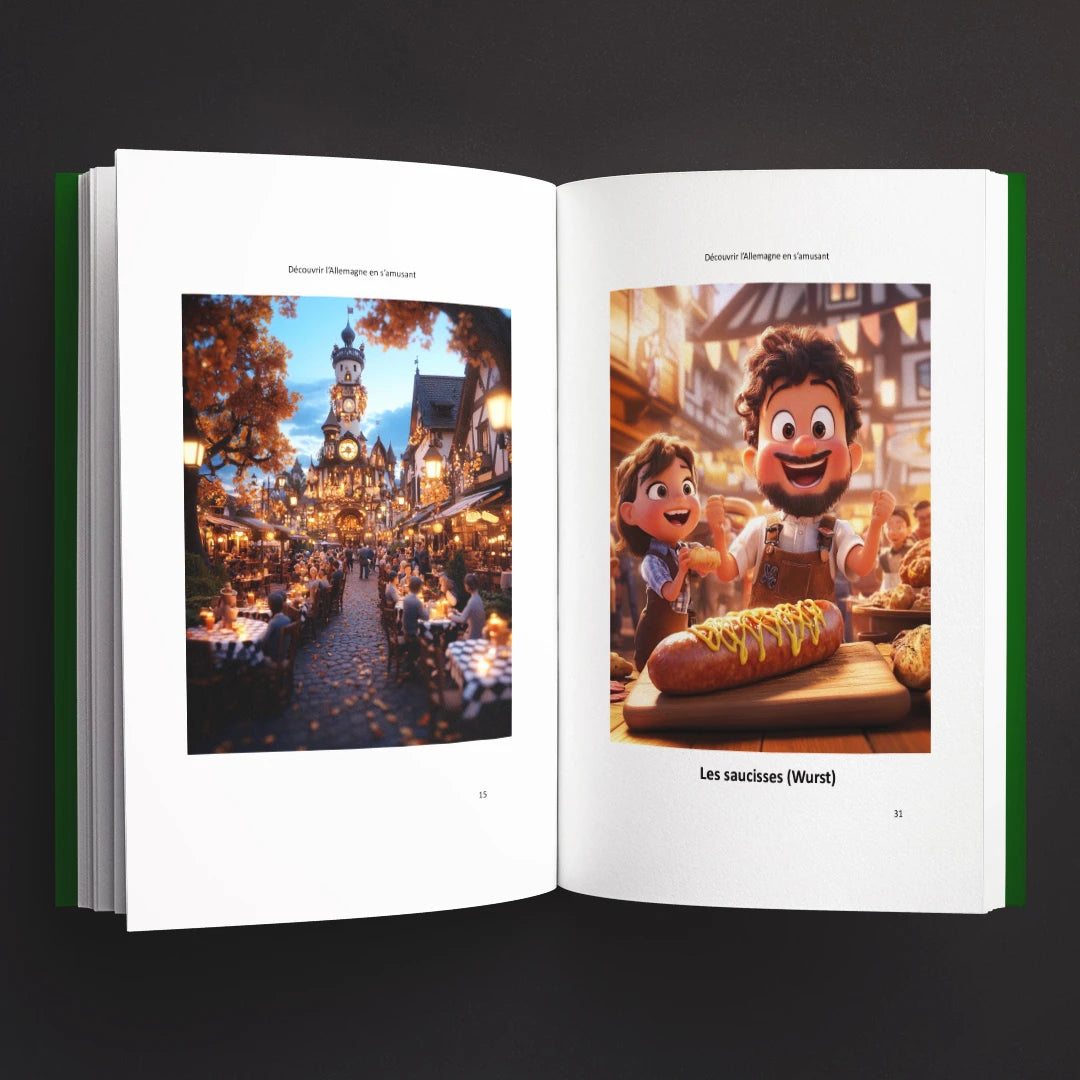 Illustrations du livre pour enfants Découvrir l'Allemagne en s'amusant (6-12 ans)