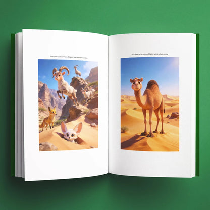 Illustrations du livre pour enfants Tout savoir sur les animaux d'Algérie (6-12 ans)