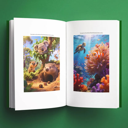 Illustrations du livre pour enfants Tout savoir sur les animaux d'Australie (6-12 ans)
