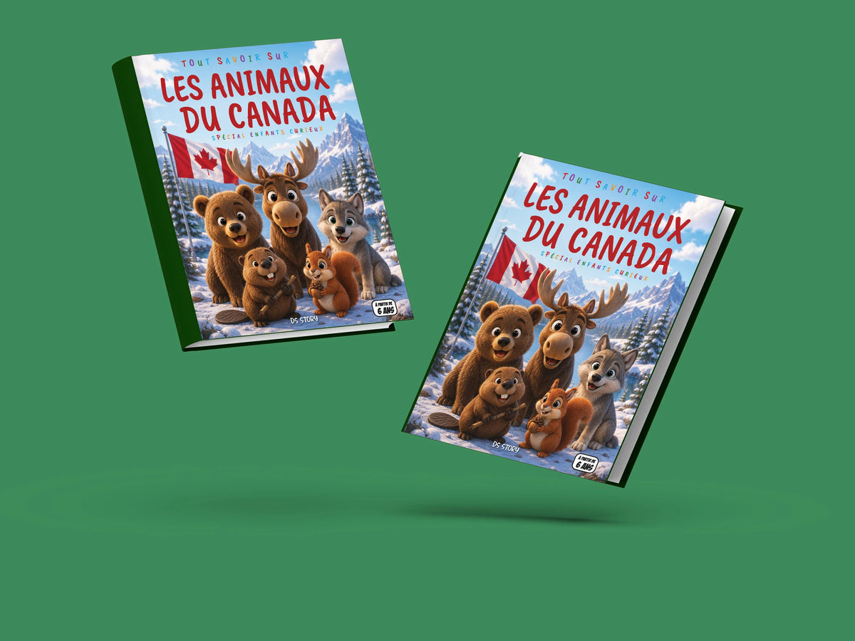 Couverture du livre pour enfants Tout savoir sur les animaux du Canada (6-12 ans)