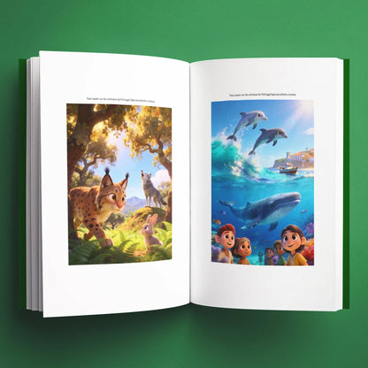 Illustrations du livre pour enfants Tout savoir sur les animaux du Portugal (6-12 ans)
