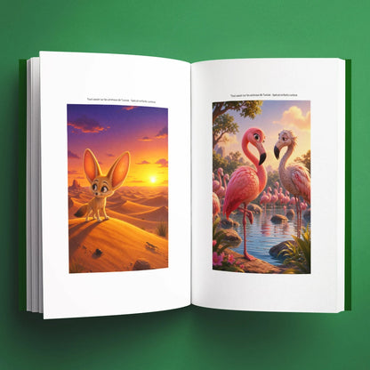 Illustrations du livre pour enfants Tout savoir sur les animaux de Tunisie (6-12 ans)