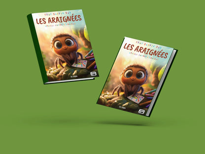 Couverture du livre pour enfants Tout savoir sur les araignées (6-12 ans)