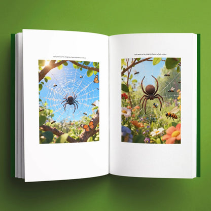 Illustrations du livre pour enfants Tout savoir sur les araignées (6-12 ans)