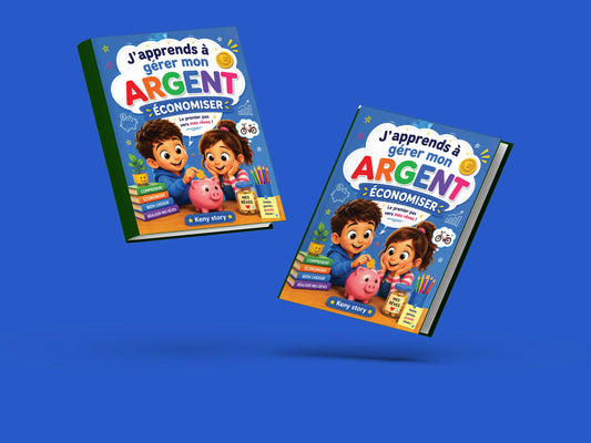 Couverture du livre pour enfants J'apprends à gérer mon argent : Économiser (6-12 ans)