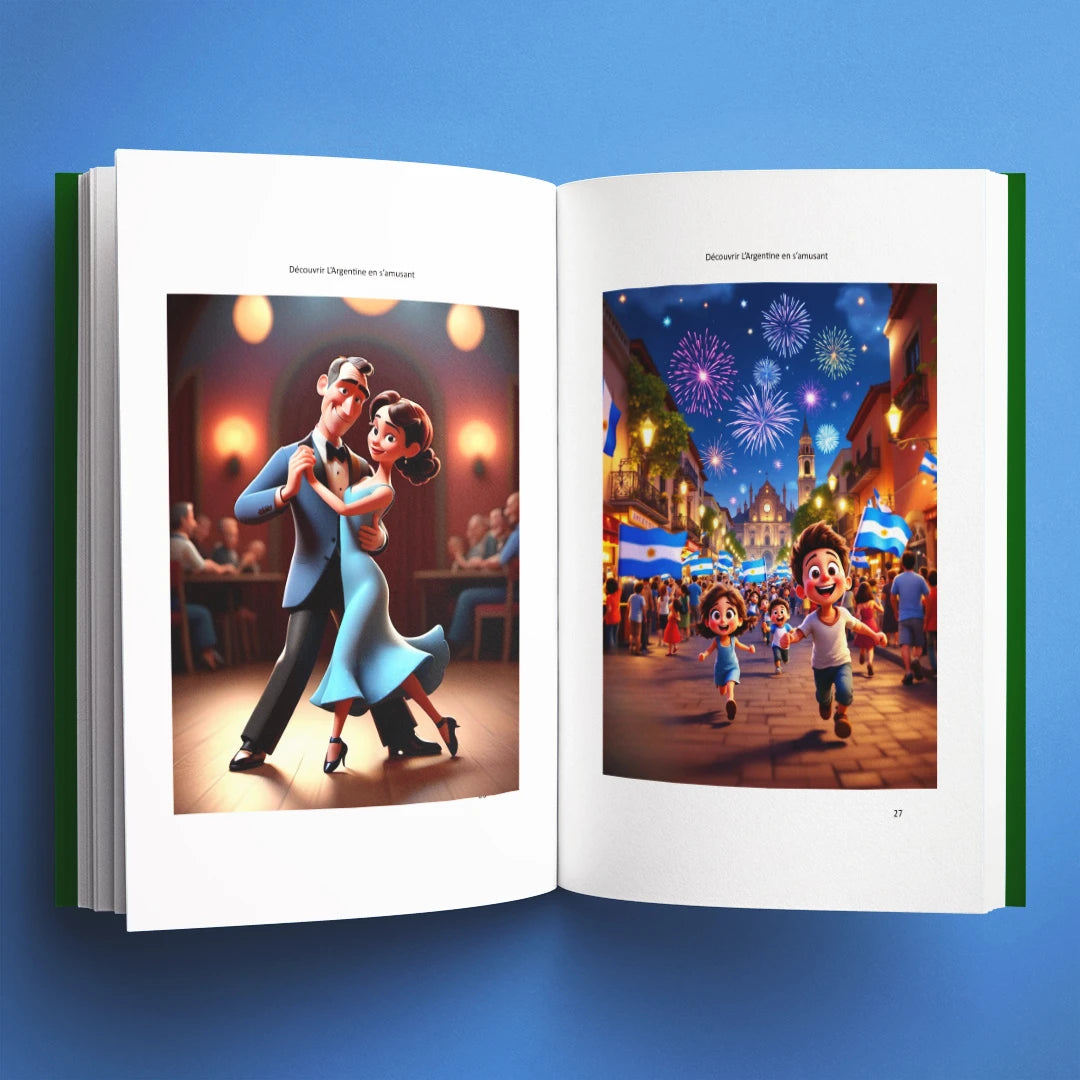 Illustrations du livre pour enfants Découvrir l'Argentine en s'amusant (6-12 ans)