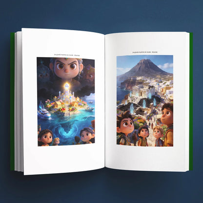Illustrations du livre pour enfants L'Atlantide : la vraie histoire derrière le mystère (6-12 ans)