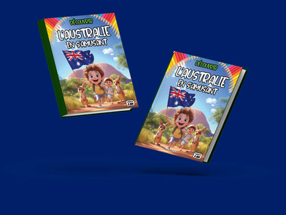 Couverture du livre pour enfants Découvrir l'Australie en s'amusant (6-12 ans)