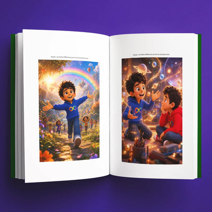 Illustrations du livre pour enfants Autiste : les petites différences qui font les grandes forces (6-12 ans)