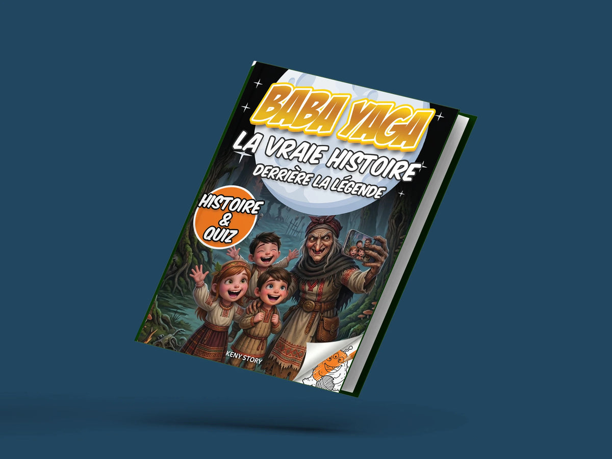 Couverture du livre pour enfants Baba Yaga : la vraie histoire derrière la légende (6-12 ans)