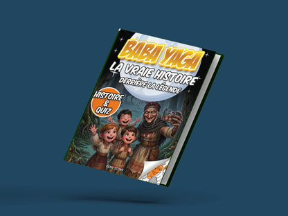 Couverture du livre pour enfants Baba Yaga : la vraie histoire derrière la légende (6-12 ans)