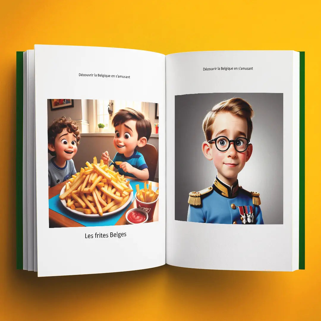 Illustrations du livre pour enfants Découvrir la Belgique en s'amusant (6-12 ans)