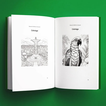 Coloriages du livre pour enfants Découvrir le Brésil en s'amusant (6-12 ans)