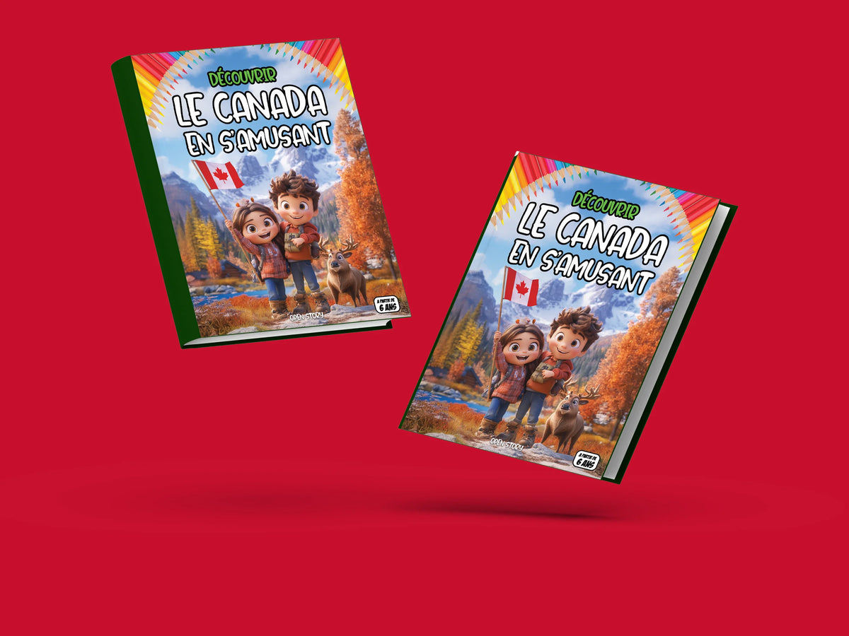 Couverture du livre pour enfants Découvrir le Canada en s'amusant (6-12 ans)