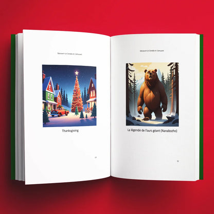 Illustrations du livre pour enfants Découvrir le Canada en s'amusant (6-12 ans)