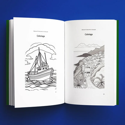 Coloriages du livre pour enfants Découvrir le Cap-Vert en s'amusant (6-12 ans)