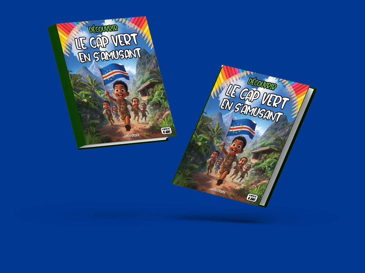 Couverture du livre pour enfants Découvrir le Cap-Vert en s'amusant (6-12 ans)