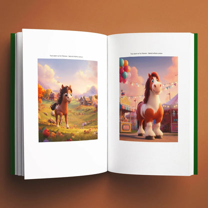 Illustrations du livre pour enfants Tout savoir sur les chevaux (6-12 ans)