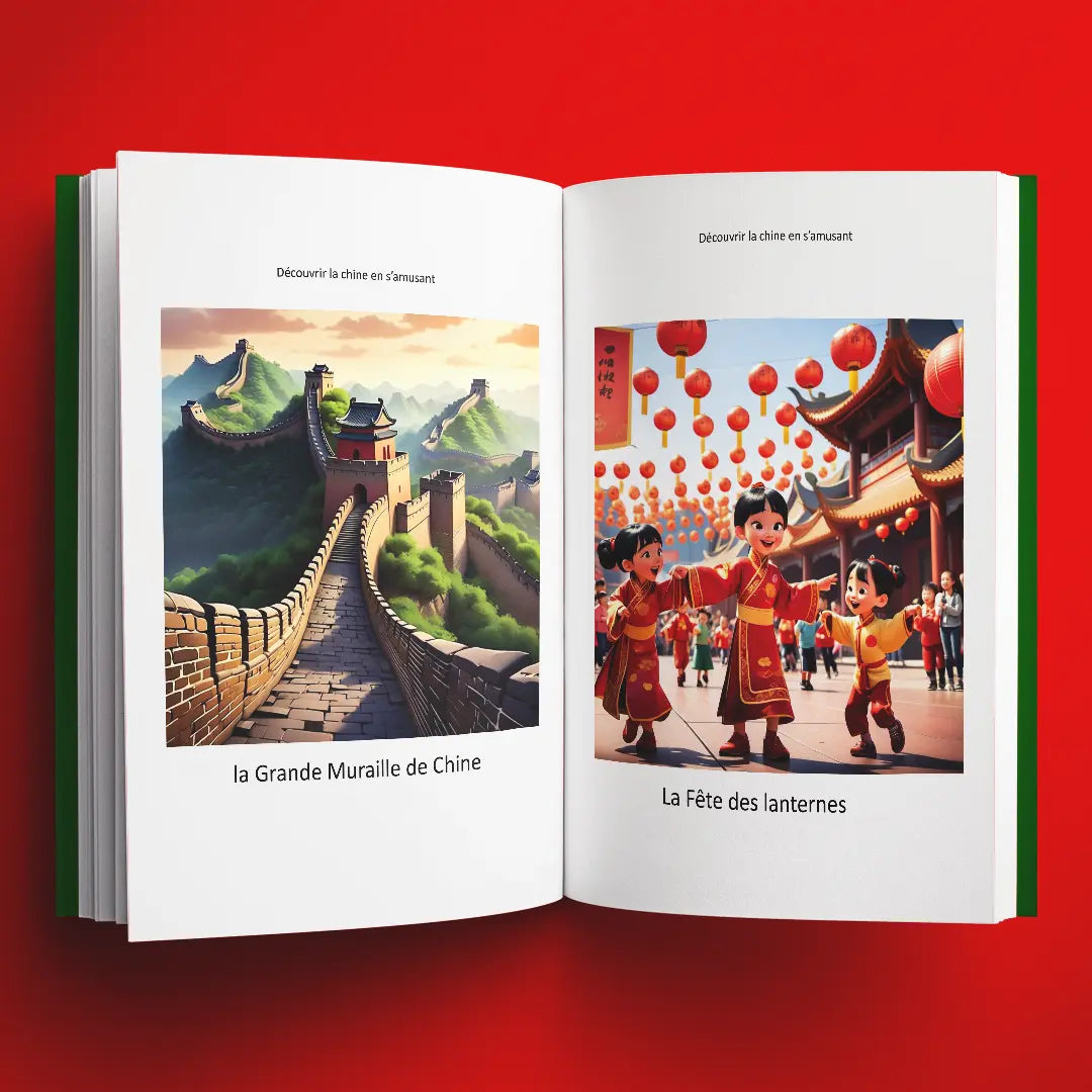 Illustrations du livre pour enfants Découvrir la Chine en s'amusant (6-12 ans)