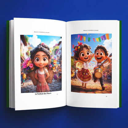 Illustrations du livre pour enfants Découvrir la Colombie en s'amusant (6-12 ans)