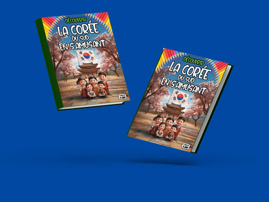 Couverture du livre pour enfants Découvrir la Corée du Sud en s'amusant (6-12 ans)