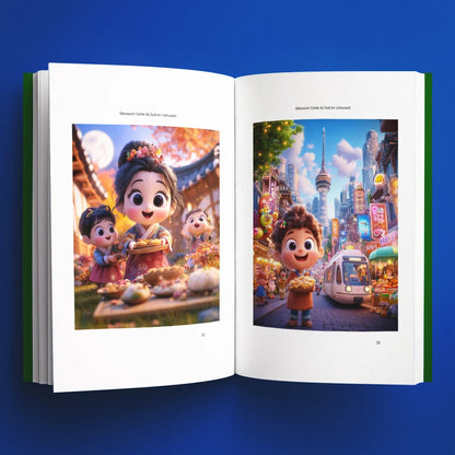 Illustrations du livre pour enfants Découvrir la Corée du Sud en s'amusant (6-12 ans)