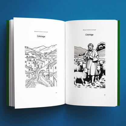 Coloriages du livre pour enfants Découvrir la Corse en s'amusant (6-12 ans)