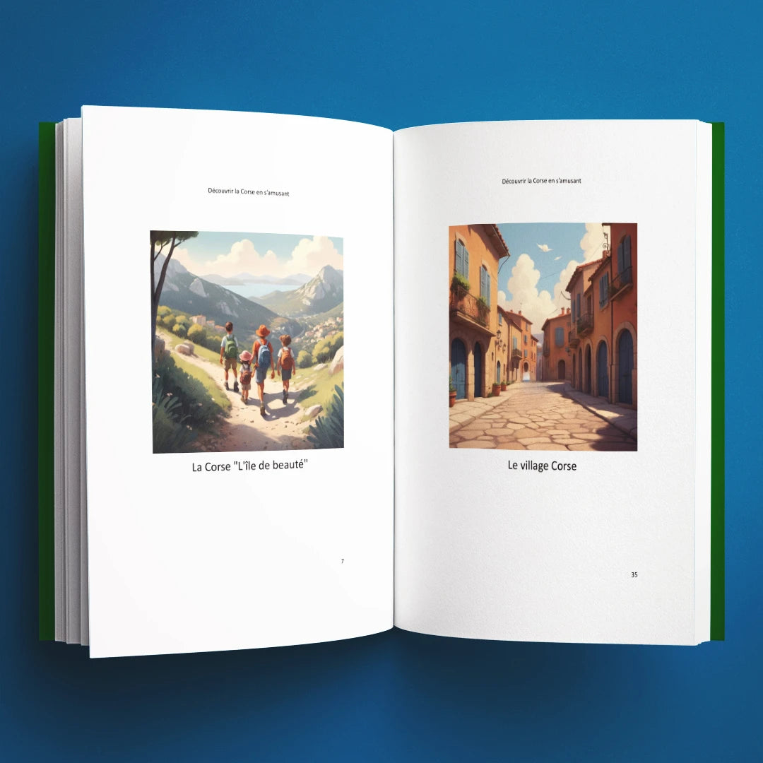 Illustrations du livre pour enfants Découvrir la Corse en s'amusant (6-12 ans)