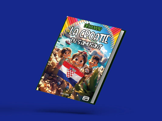 Couverture du livre pour enfants Découvrir la Croatie en s'amusant (6-12 ans)
