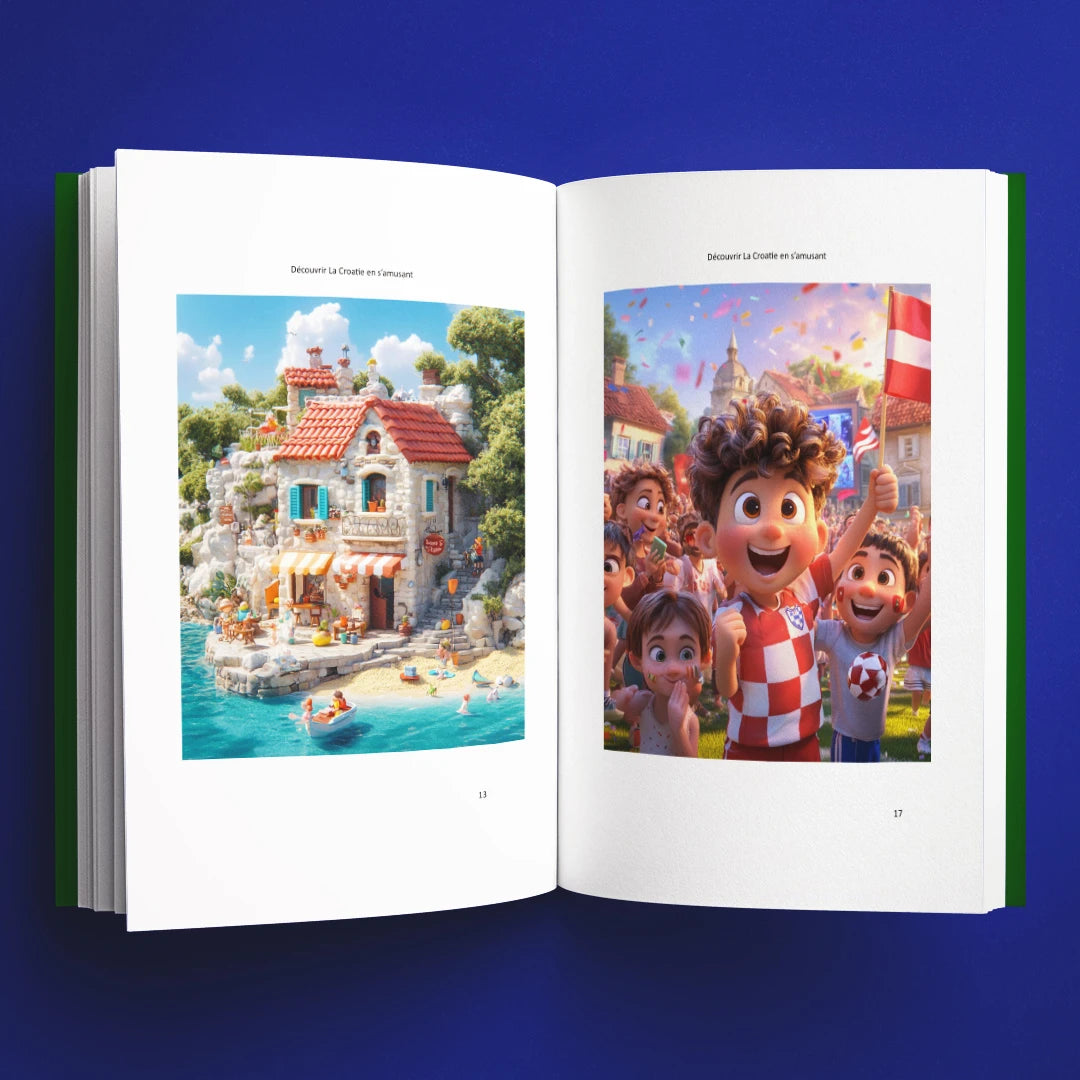 Illustrations du livre pour enfants Découvrir la Croatie en s'amusant (6-12 ans)