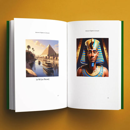 Illustrations du livre pour enfants Découvrir l'Égypte en s'amusant (6-12 ans)