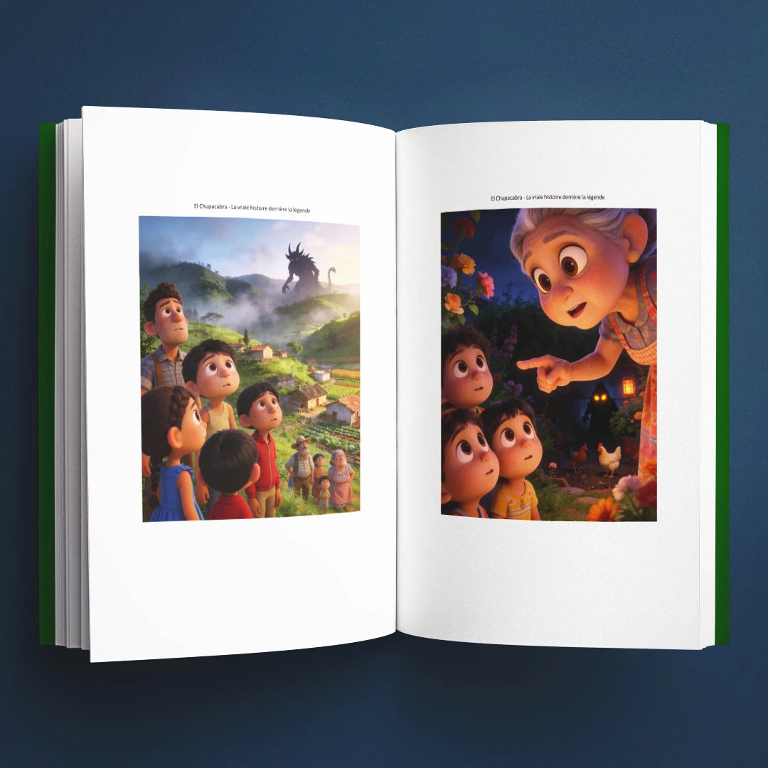 Illustrations du livre pour enfants El Chupacabra : la vraie histoire derrière la légende (6-12 ans)