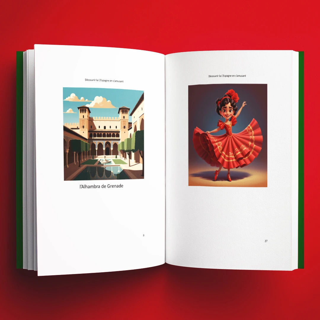 Illustrations du livre pour enfants Découvrir l'Espagne en s'amusant (6-12 ans)