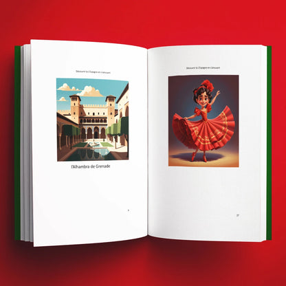 Illustrations du livre pour enfants Découvrir l'Espagne en s'amusant (6-12 ans)