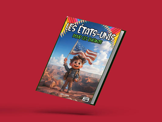 Couverture du livre pour enfants Les États-Unis pour les enfants (6-12 ans)