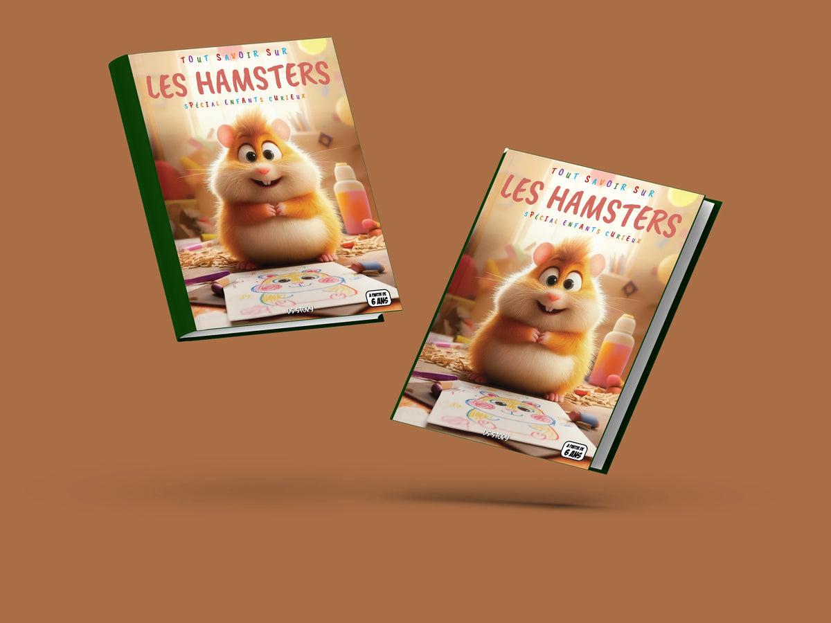 Couverture du livre pour enfants Tout savoir sur les hamsters (6-12 ans)