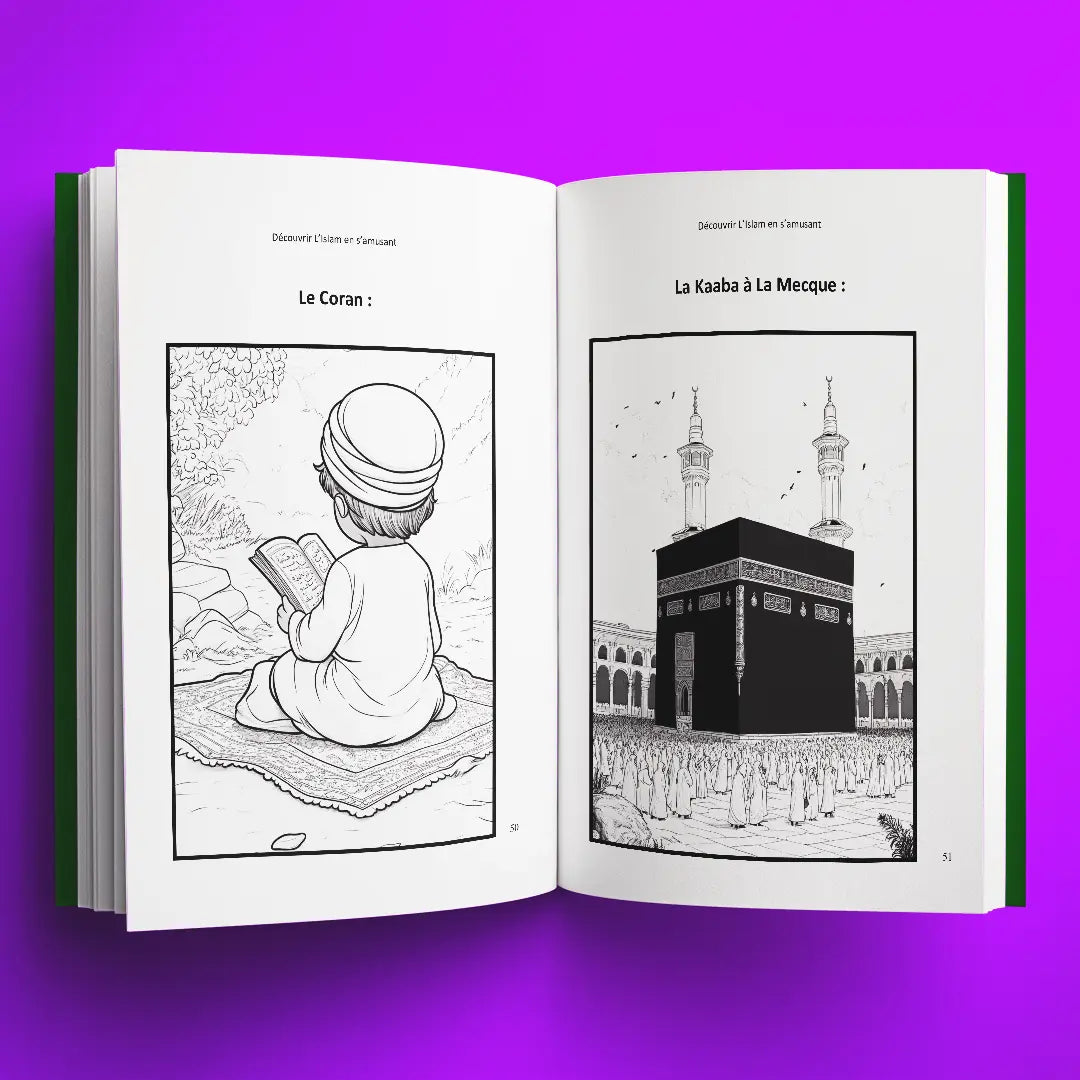 Coloriages du livre pour enfants Découvrir L'Islam en s'amusant (6-12 ans)