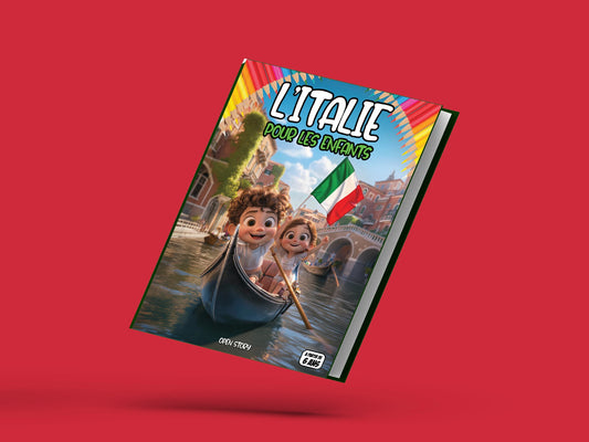 Couverture du livre pour enfants L'Italie pour les enfants (6-12 ans)