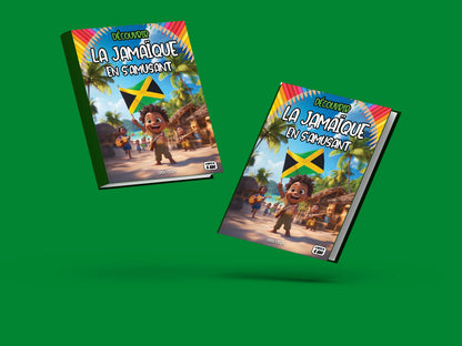 Couverture du livre pour enfants Découvrir la Jamaïque en s'amusant (6-12 ans)