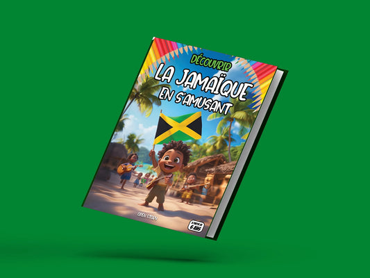 Couverture du livre pour enfants Découvrir la Jamaïque en s'amusant (6-12 ans)