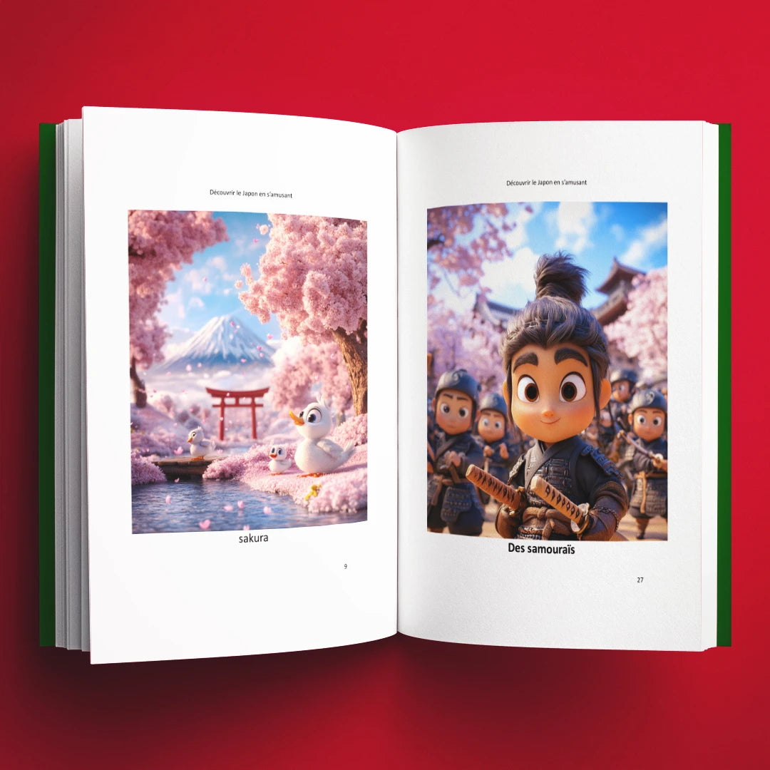 Illustrations du livre pour enfants Découvrir le Japon en s'amusant (6-12 ans)