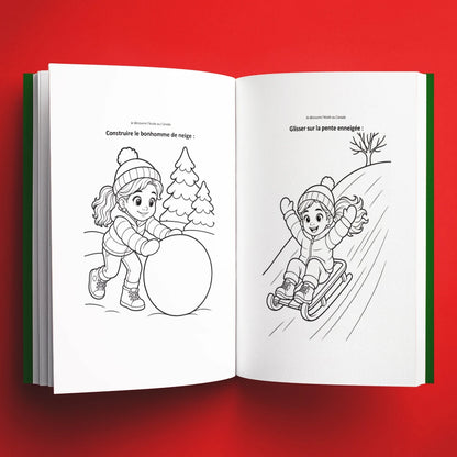 Coloriages du livre pour enfants Je découvre l'école au Canada (6-12 ans)