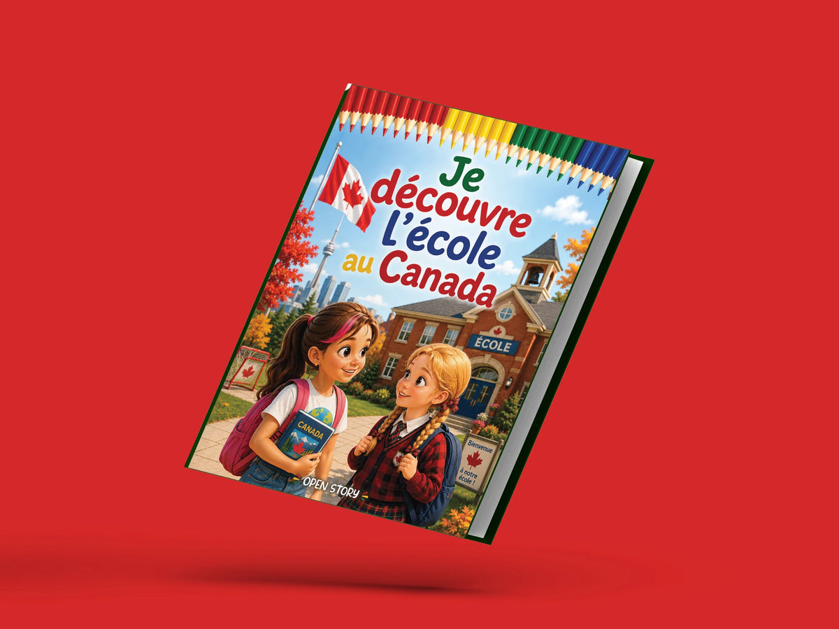 Couverture du livre pour enfants Je découvre l'école au Canada (6-12 ans)